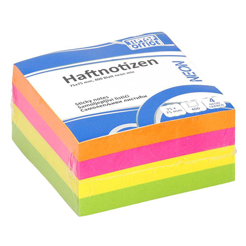 CONTACT NOTES KOCKA NEON 75mm x 75mm TTO