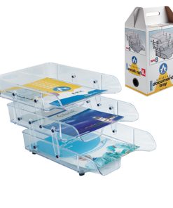 SET 3 POLICE PVC ARK *2083* TRANSPARENTNA
