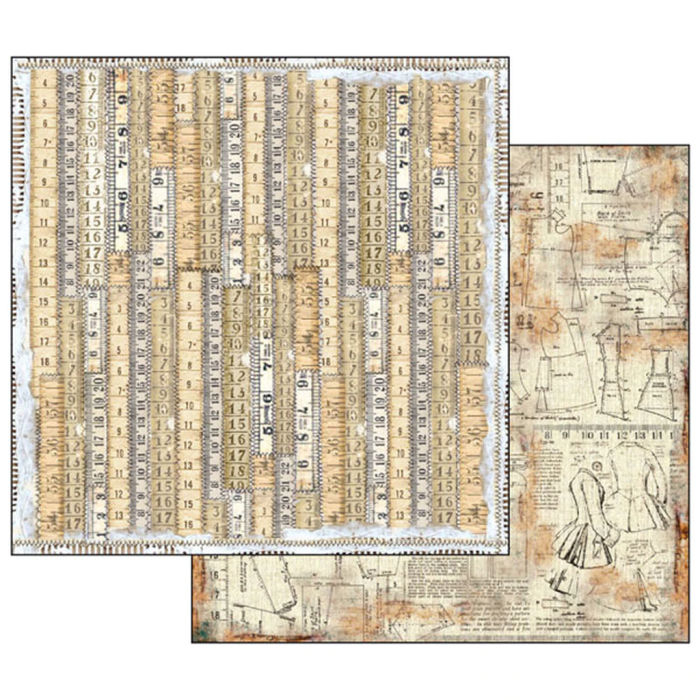 DEKORATIVNI PAPIR 30,5x30,5cm SBBL31 STAMPERIA - Slika 7