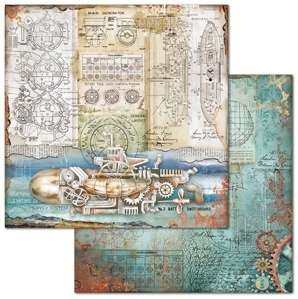 DEKORATIVNI PAPIR 20x20cm SBBS13 STAMPERIA - Slika 10