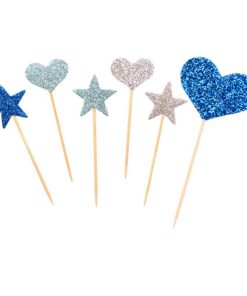 PARTY UKRAS STAR-HEART PLAVA UNL-1419