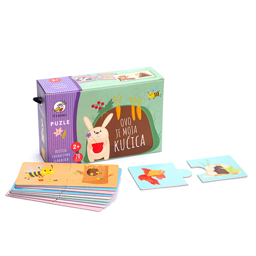 PUZZLE VRABAC MOJA KUĆICA