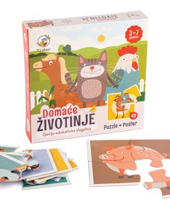 PUZZLE VRABAC FUN 48 DOMAĆE ŽIVOTINJE
