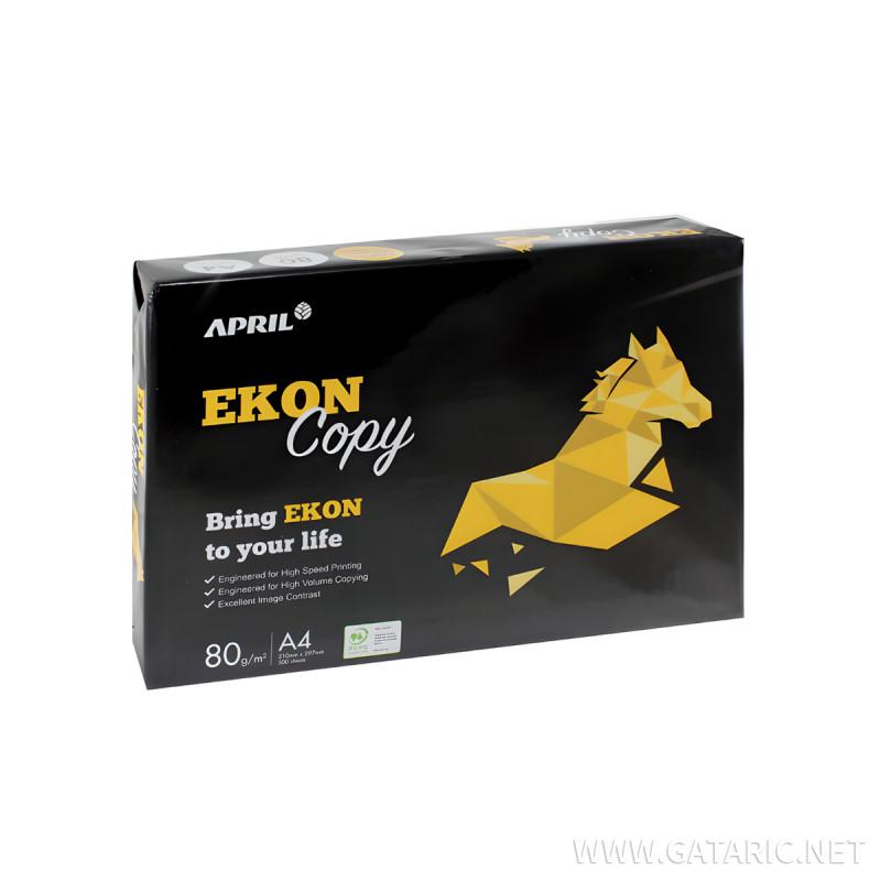 FOTOKOPIR PAPIR A4 80g 500 LISTOVA APRIL EKON COPY